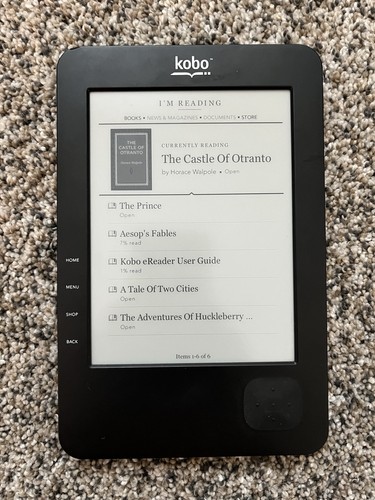 Kobo wireless ereader 1gb - wireless,